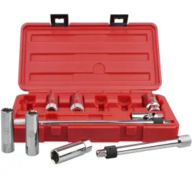 K201 Kaifnt 840052802012 Comprehensive Spark Plug Socket Set With Locking Extensions 3/8-inch Dr