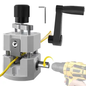 Kandishiex 462862404213 Manual And Drill Powered Small Wire Stripper Machine 0.08 Inch -1 Adjustable Cable