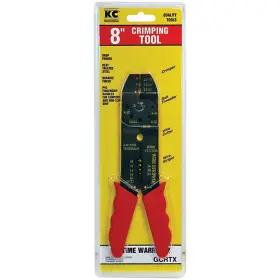 Kc 075877879004 Professional Gcrtx Multipurpose Crimping Tool Black With Red Handle Full
