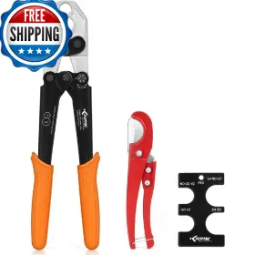 B0fc637czz Kf Cptec Pex Crimp Tool Kit For Pex-b Plumbing Copper Crimping 1/2