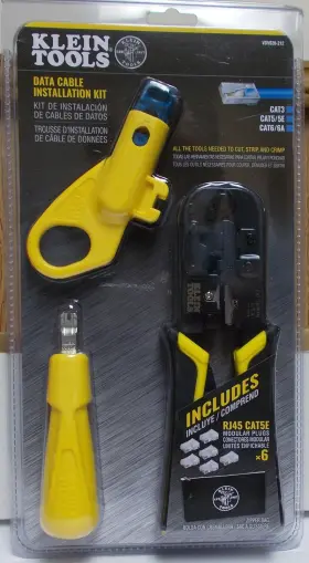 Vdv026-212 Klein Tools 092644691249 Twisted Pair Installation Kit With Zipper Pouch