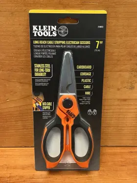 2100cs Klein Tools 7 Inch Long Reach Cable Stripping Electrician Sissors