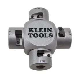 Klein Tools 313042052082 Large Cable Stripper Wire Insulation Remover Aluminum 2/0 - 250 Mcm