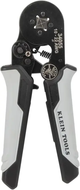 34055 Klein Tools Ferrule Crimping Tool Square Crimper Pliers For 10 To 22 Awg