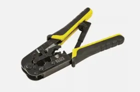 Vdv226-011-sen Klein Tools B002d3b97u Ratcheting Modular Crimper/stripper Stp/utp Rj45 Rj11