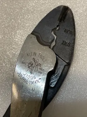 J1005 Klein Tools Industrial Grade Usa- Journeyman Crimpers / Cutting Pliers Mpn