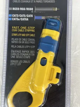 K1234 Klein Tools Coax And Twisted Pair Combination Radial Stripper