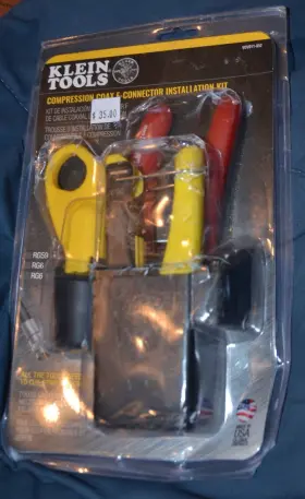 Vdv011-852 Klein Tools Coax Cable Installation Kit With Hip Pouch