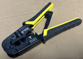 Vdv226-011 Klein Tools P Ratcheting Modular Networking Wire Crimper Stripper