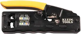 Klein Tools Vdv226-107kle Vdv226-107 Compact Ratcheting Modular Data Cable Crimper/wire Stripp