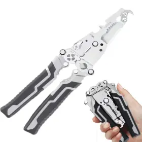 Gcp23-1g Klqyxi 18 In 1 Wire Stripper Foldable Twister Machine Crimper And Mul