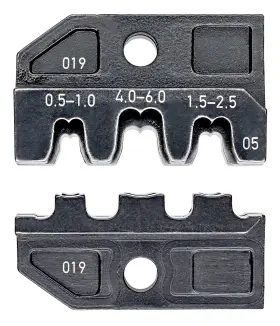 Knipex 003773030867 97 49 05 4.8/6.3 Mm Crimping Dies For Non-insulated Open Plug-type Connec
