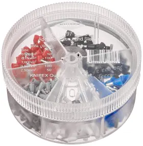 Knipex 003773082453 Assortment Boxes With 450 Insulated Wire Ferrules 0.5-2.5 Mm In Practical