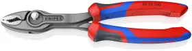 Knipex 003773087588 Twingrip Slip Joint Pliers Black Atramentized With Multi-component Grips 200