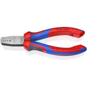 Knipex 313057721713 5-3/4 Inch Crimping Pliers For End Sleeves Ferrules With Comfort Grip Handles