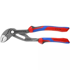 Knipex 313100164153 Heavy Duty Forged Steel 7-1/4 Inch Cobra Pliers With 61 Hrc Teeth And Multi-compo