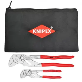 Knipex 445024056061 10 Inch Cobra Water Pump And Hose Clamp Pliers Set With Carry Pouch 2-piece