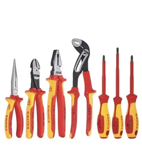 Knipex 445026134125 1000-volt Insulatted Tool Set 7-piece New Open Box