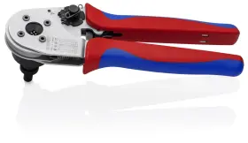 Knipex 843221029364 Tools 97 52 67 Dt Crimping Pliers - Four-mandrel For Contacts 9 Inch
