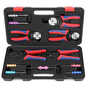 B0ccybnmqr Knoweasy Deutsch And Weather Pack Crimper Kit Dt Dtm Dtp Solid Open Barrel C