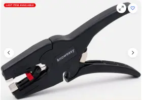 Knoweasy Electric Co. Ltd 726084580527 Wire Stripper Tool With Cutter And 2 In 1 Stripping