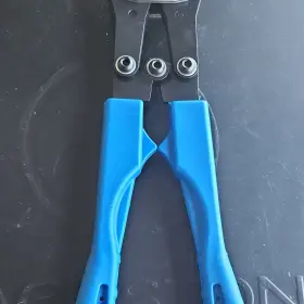 Kn-50bn Knoweasy Hand Crimper 6-10awg 6mm -50mm Blue Handles