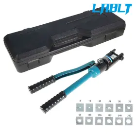 Om213102oc Lablt Hydraulic Wire Terminal Crimper Battery Cable Lug Tool 16 Mt 13 Dies
