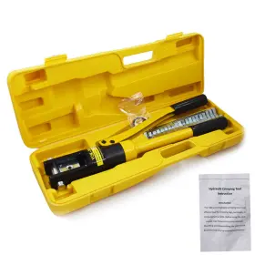 Qs158848qr Lablt Hydraulic Wire Crimping Tool Battery Cable Lug Crimper 16 Mt 11 Dies