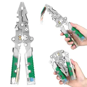 Fl-lanties-2586 Lanties 18 In 1 Foldable Wire Stripper 2025 New Strippers With Voltage Detector