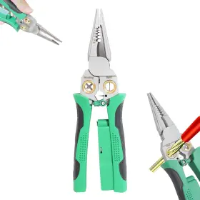 Laukowind 711181258486 8 In 1 Wire Stripper With Voltage Tester Pliers Multi-function El