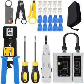 Letbuy-tech 641926167295 Letb Network Tool Kit Set Cable Tester Repair Tools Wire Stripping Cutter Coax C