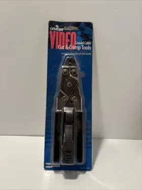 831-c5917 Leviton Video Coaxial Cable Cut Ane Crimp Tool #831-c5917 D
