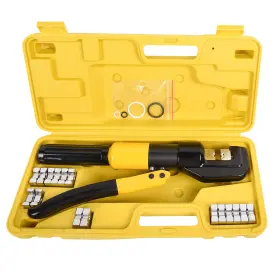 Lfgud 936829486166 10t Hydraulic Crimping Tool 12-2/0 Awg Battery Cable 0.43 Inch Str