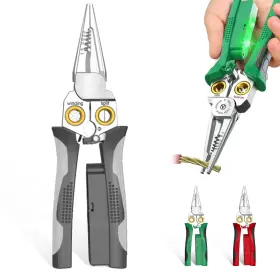 12-250v Liucocotos 499286022334 8 In 1 Wire Stripper With Voltage Tester Heavy Duty Ac/dc El