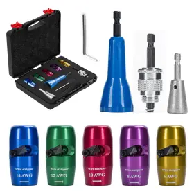 Liyutech 569806655618 Wire Stripper For Drill 2024 Upgraded Tool And Twister Elect