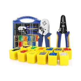 Sa17-227b053 Lukyamzn Awg 23-7 Wire Ferrules Crimper Tool Kit With 2500-pieces End Terminals And