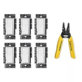 Lutron 313043780793 Diva Led Dimmer Switch White Klein 6-1/4 Inch Wire Stripper/cutter For 10-18 A