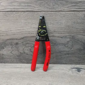 Tct56eb Mac Tools Wire Strippers Cutters Made In Usa Red Handle 7 Inch
