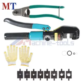 Mt3243338 Machine-tools 6 Mt Hydraulic Wire Battery Cable Lug Terminal Crimper Crimping Tool With Case