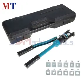 Mt3243886 Machine-tools Hydraulic Cable Lug Crimper 16ton Tool Kit Includes Crimping With13 Dies