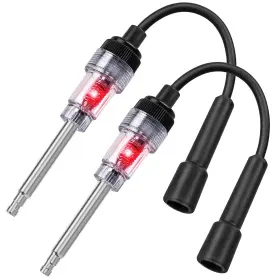Magic Mask 673311268881 2pcs Inline Spark Plug Testers Small Armature Diagnostic Detector Tool Ignition