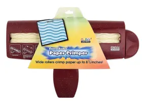 Marvy Uchida 028617295015 Corru-gator Paper Crimper 8.5 Inch -waveblue