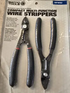 Mfws2a Matco Tools Mfws2 Compact Wire Stripper Multi-function Set 14-24 Awg 8-14