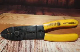 Wt330a Matco Yellow 3 In 1 Electricians Stripper Cutter And Crimper