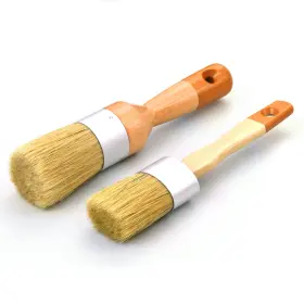 Maxman-orbrush-1 Maxman Chalk Paint Brush For Furniture Round Set 2pcs Wax And Ste