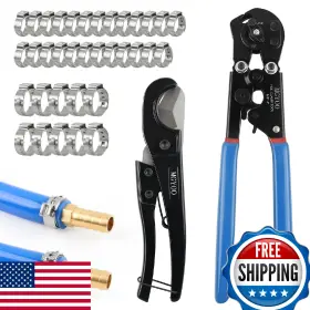 B0dcb8jw5h Mgyoo Pex Crimping Tool Kit Cinch And Remove Dual-function Crimp 3/8 Inch T