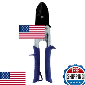 B00p7ffgso Midwest Snips 5-blade Crimper Straight Wide Cut Pinch-thru-point Cutter Usa