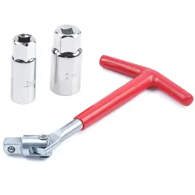 Qrt012 Mikkuppa Spark Plug Socket Wrench T-handle Universal 16mm 5/8 Inch And