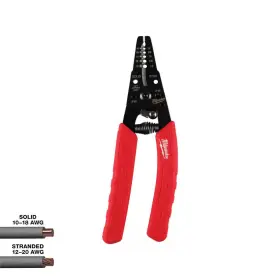 Milwaukee 313043631606 10-20 Awg Wire Stripper/cutter With Comfort Grip