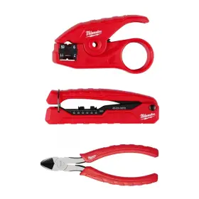 Milwaukee 313054679659 Coax Cable Installation Tool Set With Zipper Pouch